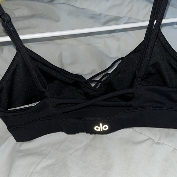 Alo Interlace Sport Bra Black (used) - Picture 5 of 7